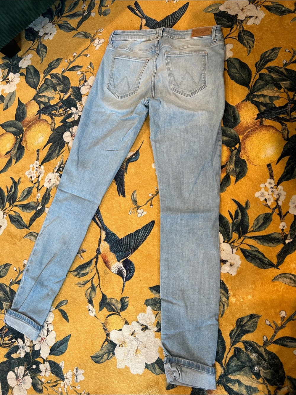 Wrangler Light Blue Skinny Jeans - Women's Slim Fit